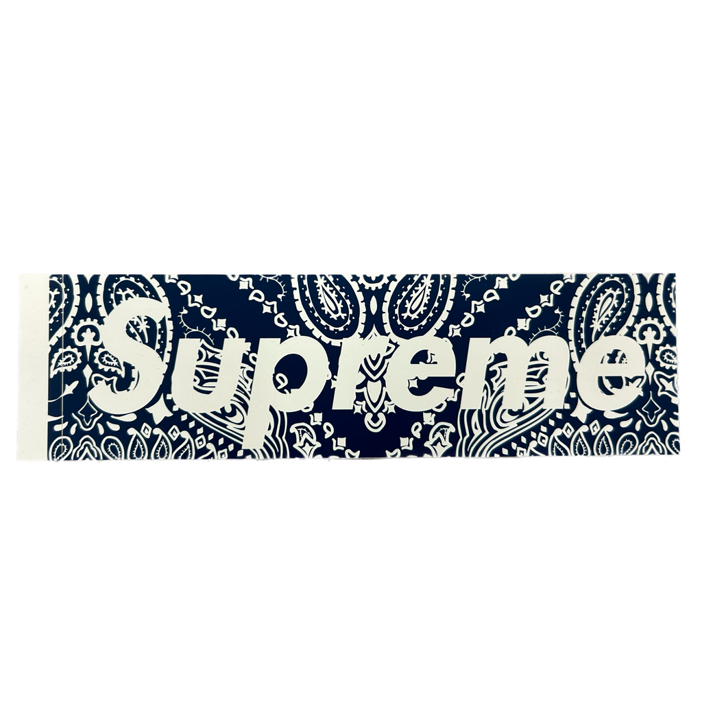 Supreme Paisley Box Logo Stickers – On The Arm